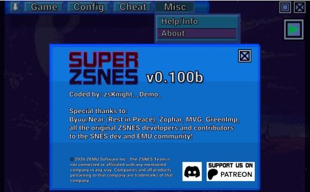 Legendary ZSNES Nintendo emulator rewritten from scratch with GPU-acceleration, no vibe coding — new Super ZSNES has ‘far more accurate CPU and audio cores than the original’