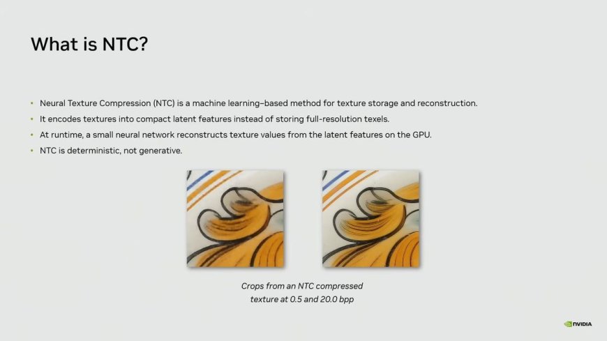 Nvidia AI tech claims to slash VRAM usage by 85% with zero quality loss — Neural Texture Compression demo reveals stunning visual parity between 6.5GB of memory and 970MB