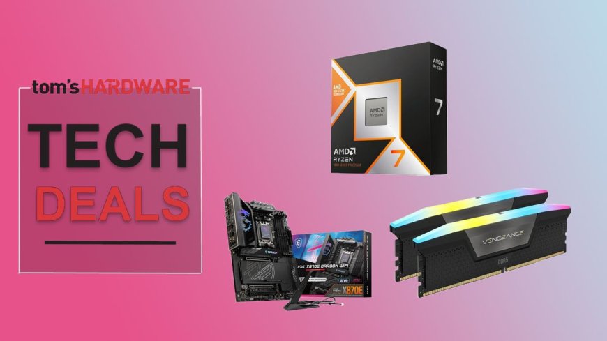 Grab the Ryzen 7 9800X3D, 32GB of RAM, and MSI X870E bundle and get free 240mm AIO and game — $350 total savings on combo bundle