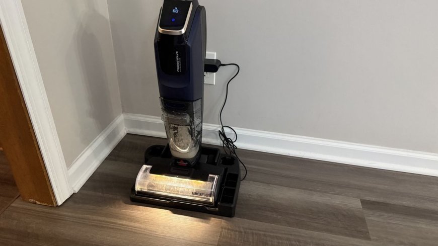 I tested the Bissell CrossWave HydroScrub, and this wireless all-in-one might be the only floor cleaner your home needs