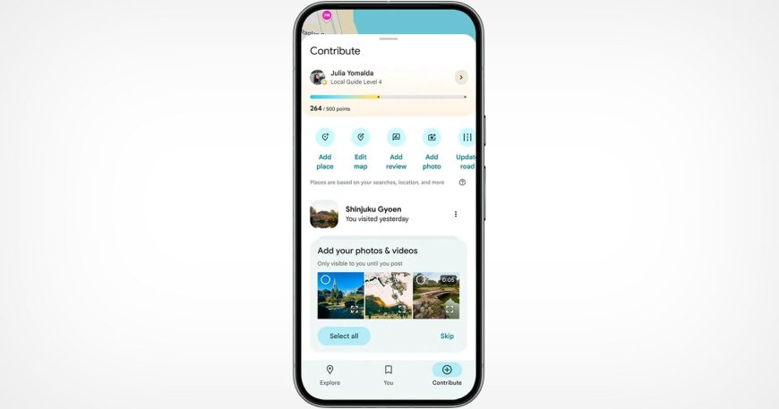 Google Can Now Select Relevant Photos From Your Phone to Share on Maps