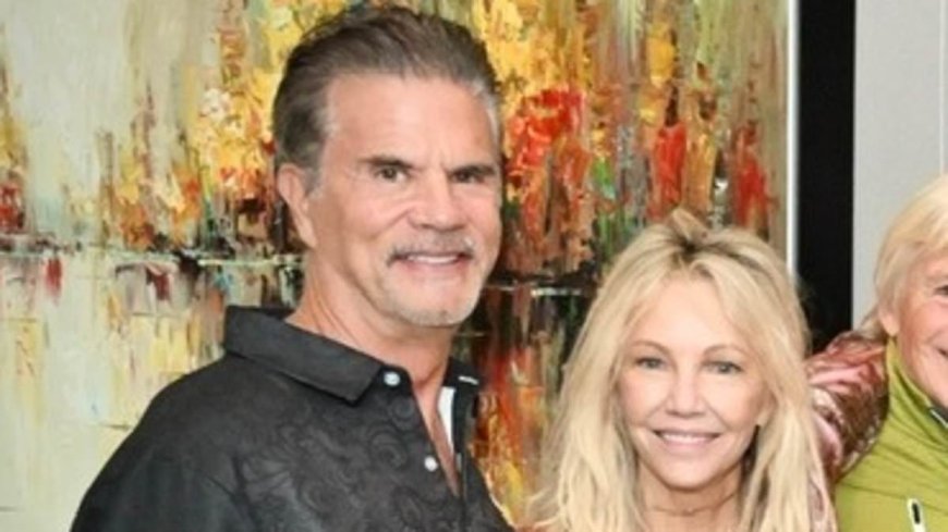 Heather Locklear, 64, and Lorenzo Lamas, 68, spark dating rumors after the 90s icons were seen getting 'touchy feely' during Vegas date