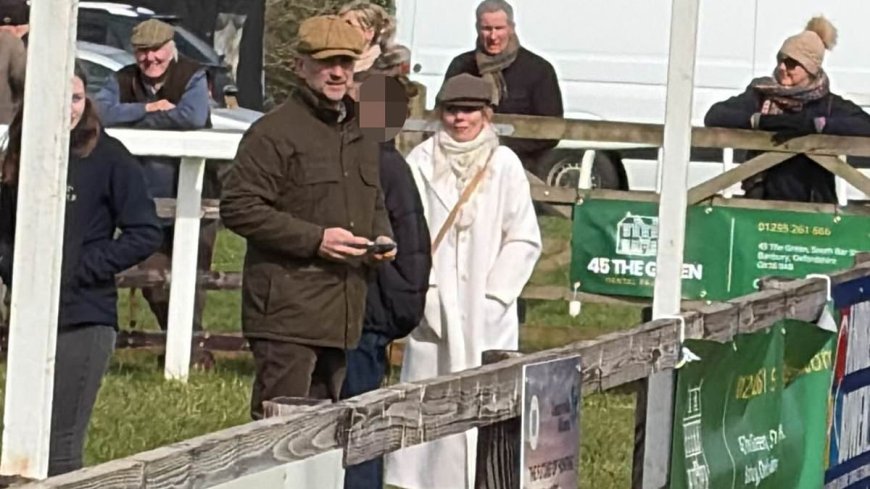 Geri Halliwell and husband Christian Horner put on united front at racing event after claims she is pining for globetrotting F1 lifestyle and has given him an ultimatum