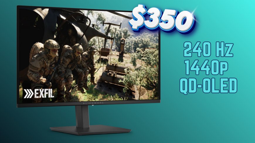 Alienware's new OLED monitor disrupts the market at just $350, features a 27-inch 240 Hz panel — The 'AW2726DM' is limited to 200 nits, but comes with a 3-year warranty