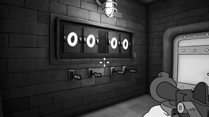 How to open the door with four numbers during 'Shrewd Shrews' in Mouse: P.I. For Hire