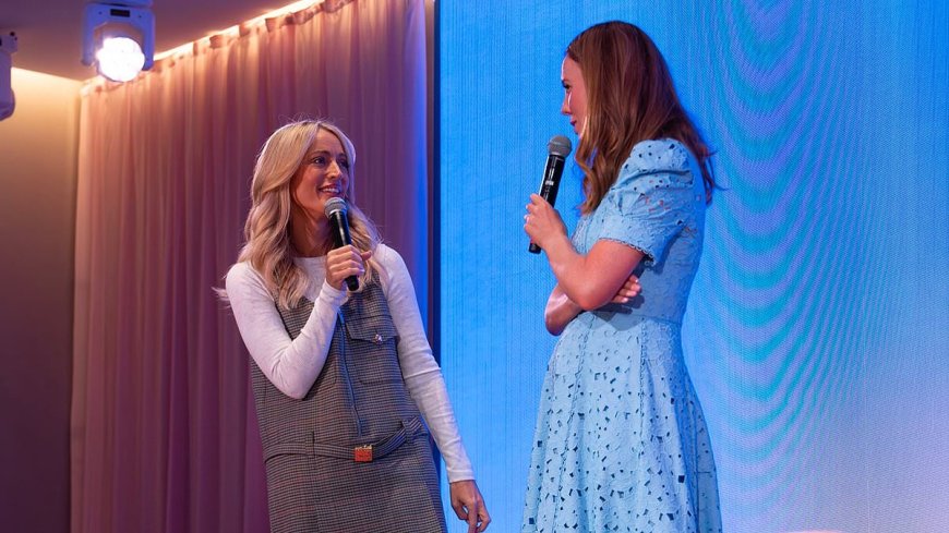 Jackie 'O' Henderson returns to the spotlight at Besties event with Meghan Markle - amid rumours she was 'banned' from taking the stage alongside the guest of honour