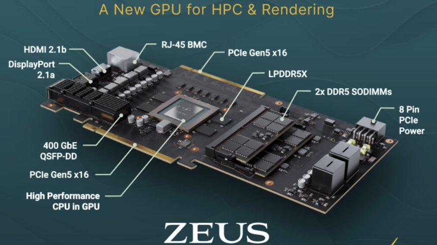 Bolt Graphics tapes out its first Zeus GPU test chip on TSMC 12nm — firm touts 17x lower cost of compute
