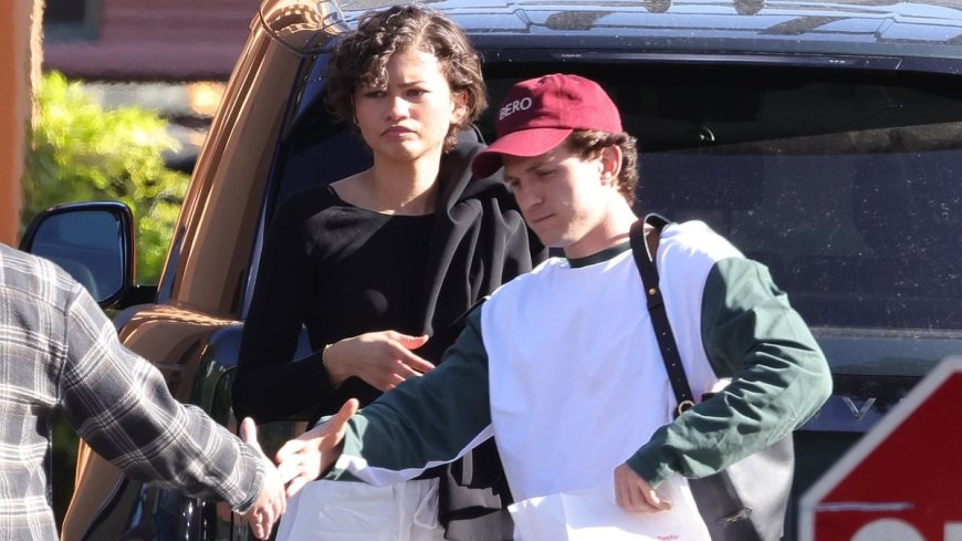 Zendaya and Tom Holland act like a married couple during fast food stop as she flashes ring amid wedding rumors