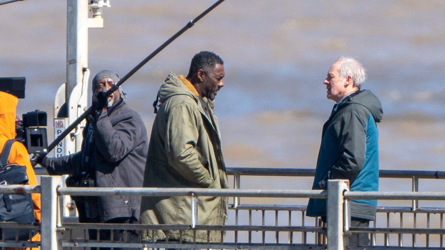 Idris Elba surprises locals as Luther swaps inner-ciy London for the Suffolk seaside in new Netflix film
