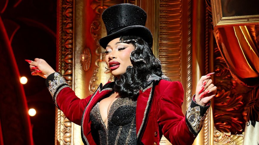 Megan Thee Stallion wipes away tears as she takes bow on Broadway after split from 'cheating' Klay Thompson