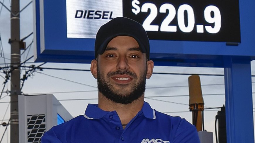 Adrian Portelli goes on wild rant about his discount fuel - after sceptic claims it is too expensive: 'People are actually genuinely stupid'