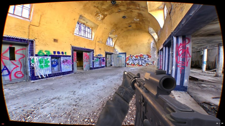 Developer creates a basic first person shooter game using Gaussian splats, and you can play it for free in your browser