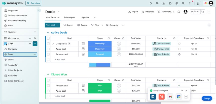 Monday Sales CRM review 2026