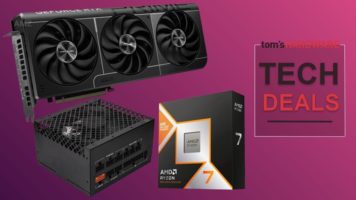Save nearly $300 on AMD Ryzen 7 9850X3D and Asus Prime RTX 5070 bundle, plus an 850W PSU — score the core components to a new gaming rig for only $940