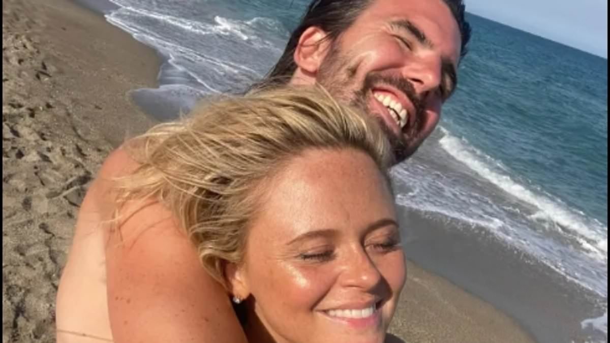 Emily Atack reveals her wedding date as she prepares to tie the knot with her fiancé Alistair Garner after sharing hopes they could marry in Spain