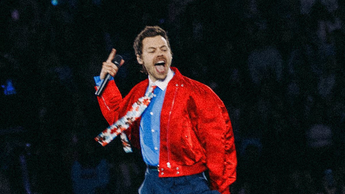 Harry Styles kicks off his Together, Together tour in Amsterdam with slick dance moves, humble confessions and frequent random bouts of sprinting across the stage - as fiancée Zoë Kravitz proudly watches from stands
