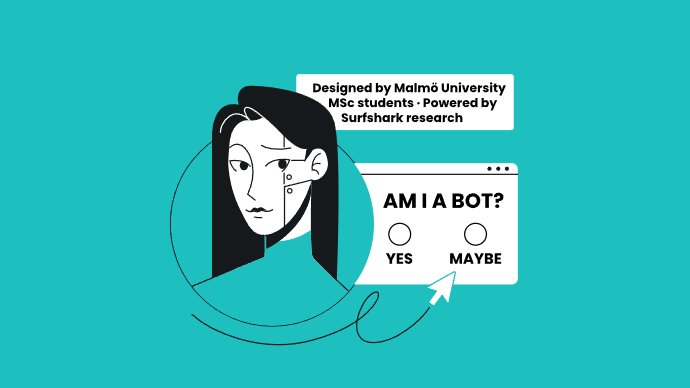 Can you tell a bot from a human online? Surfshark's new experiment says nearly half of us cannot