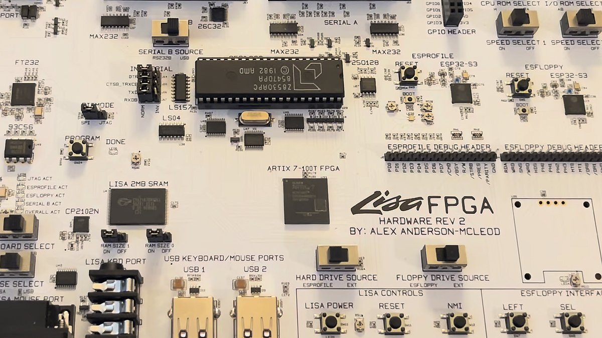 Enthusiast recreates 43-year-old Apple Lisa with FPGA board — first commercial computer with a GUI faithfully cloned with modernized machine