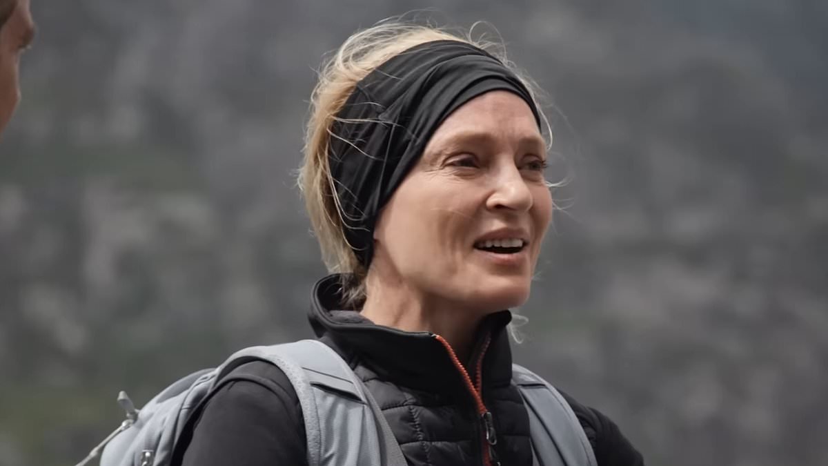 Uma Thurman reveals she almost quit acting before breakout role in Pulp Fiction as the actress says an 'icky Hollywood experience' saw her nearly 'lose her way' during appearance on Bear Grylls' Running Wild