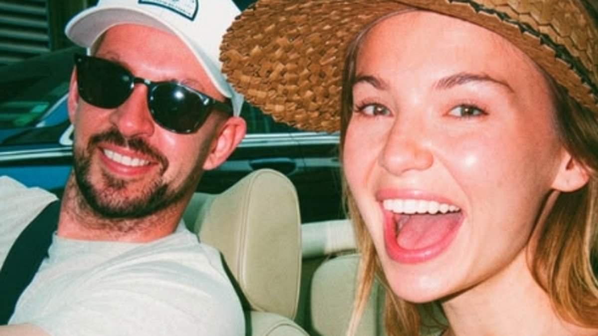 Georgia Toffolo and husband James Watt jet off to France on luxury holiday saying they need 'time together more than ever' after BrewDog collapse - as she flaunts her £10 Vinted handbag