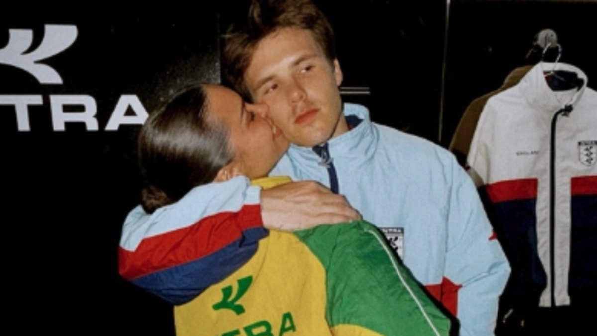 Cruz Beckham's girlfriend Jackie Apostel plugs his brother Romeo's 'beautiful' new clothing brand with loved-up snap