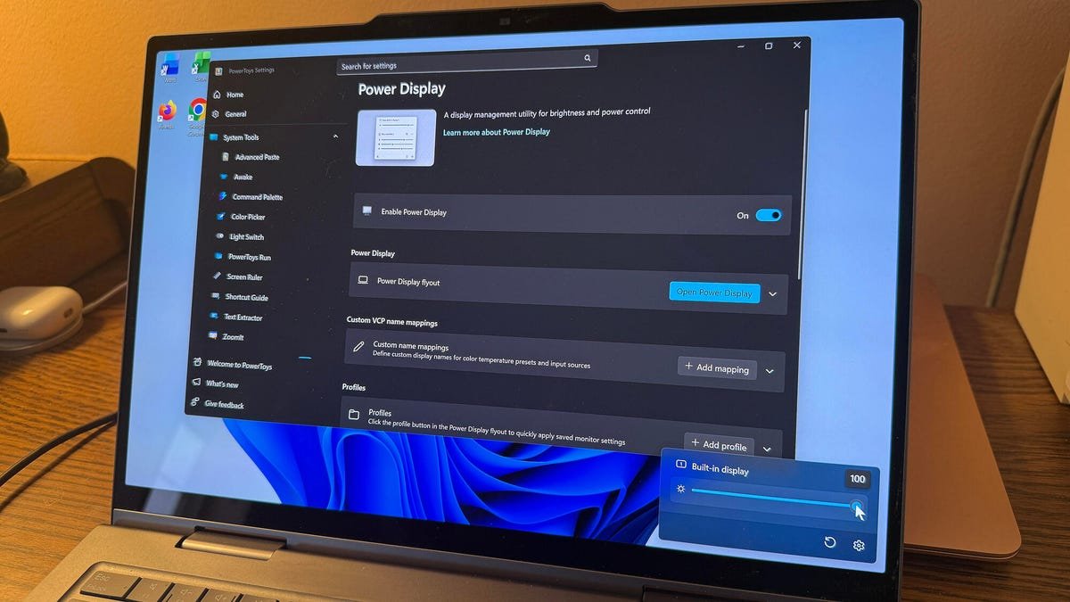 Microsoft PowerToys now lets you control your monitor from the taskbar - here's how