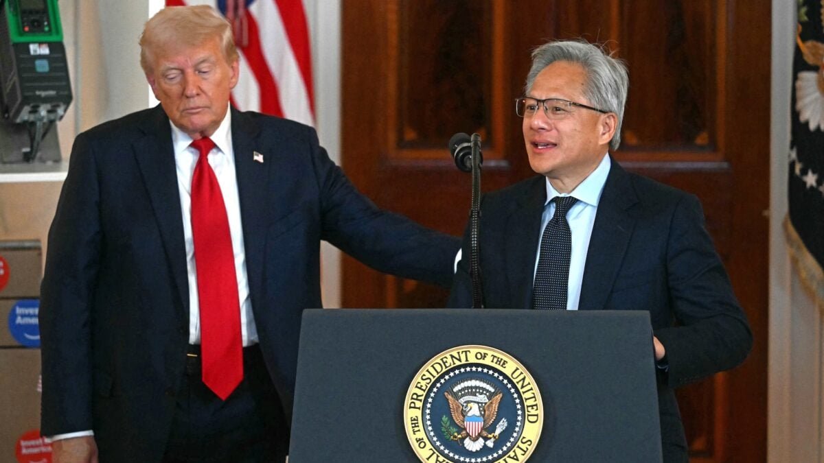 Jensen Huang Joins Trump’s Tycoon Entourage in China
