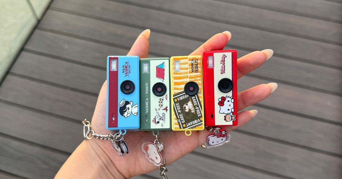 Yashica Brings Beloved Characters to the Cheap Keychain Camera Segment