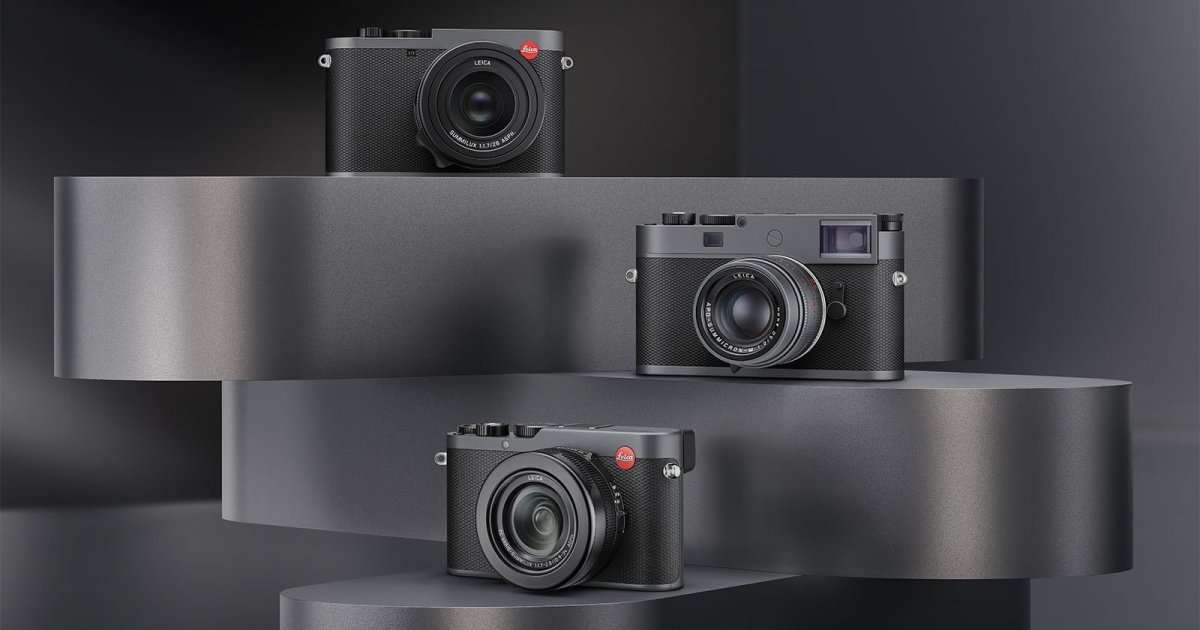 Leica’s Brand-New Metal Gray Paint Finish Looks Very Stylish