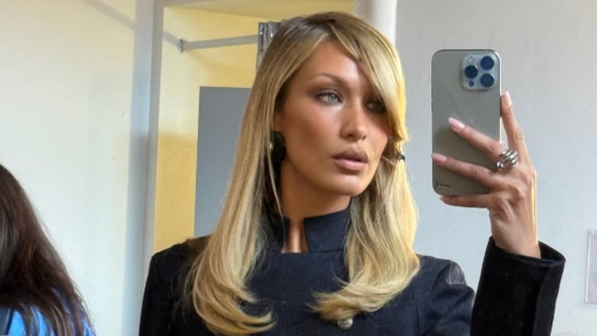 Bella Hadid shows off VERY tiny waist and gives rare glimpse at her model workout routine