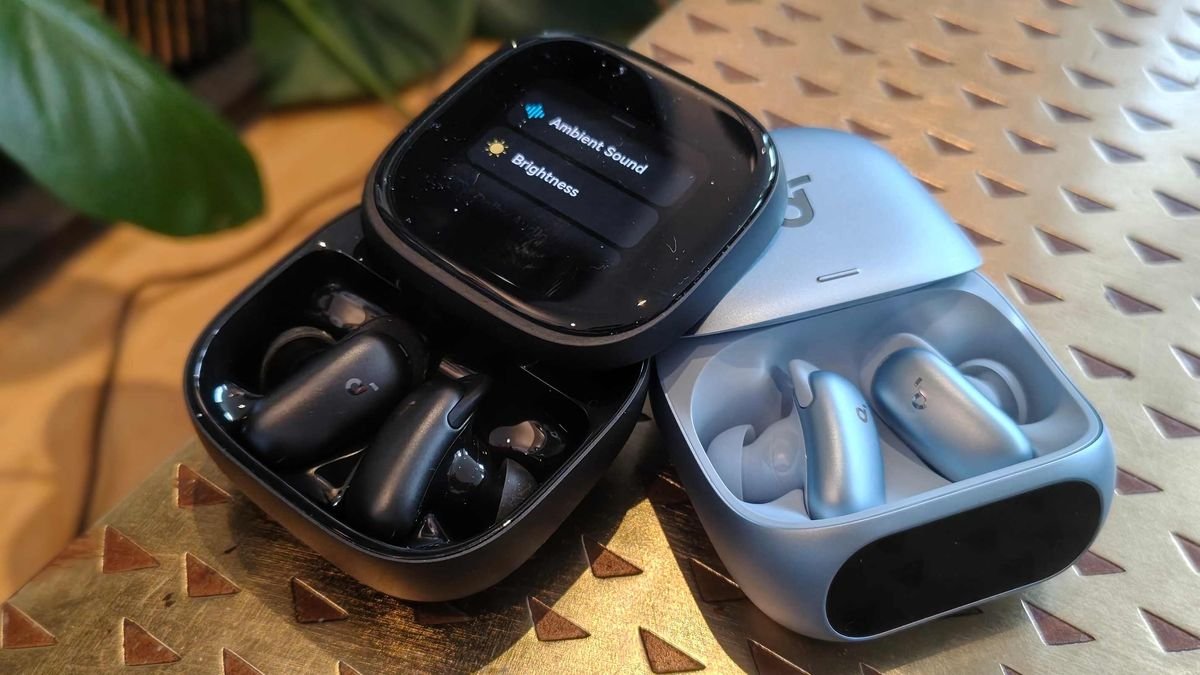 Anker's new feature-packed earbuds come in two flavors, both with screens on the case — but don't be distracted by the outside, because the exciting news is under the hood and on your phone