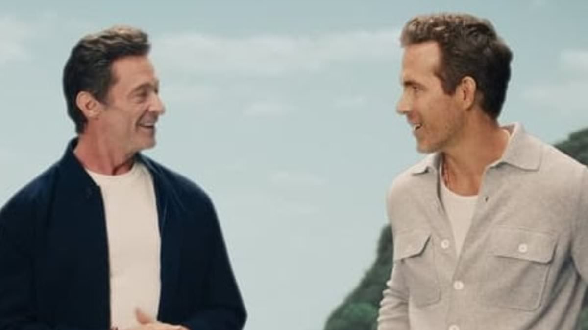 Deadpool and Wolverine co-stars Hugh Jackman and Ryan Reynolds team up as Hollywood mates turn cameras on Australia's high-flying racing team