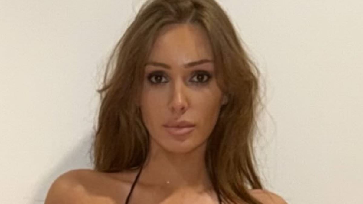 Kanye West's wife Bianca Censori tests the boundaries of good taste as she dons a minuscule bikini top