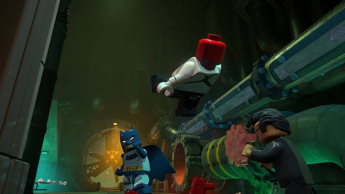 'Red Hood Gang' red brick location in Lego Batman: Legacy of the Dark Knight