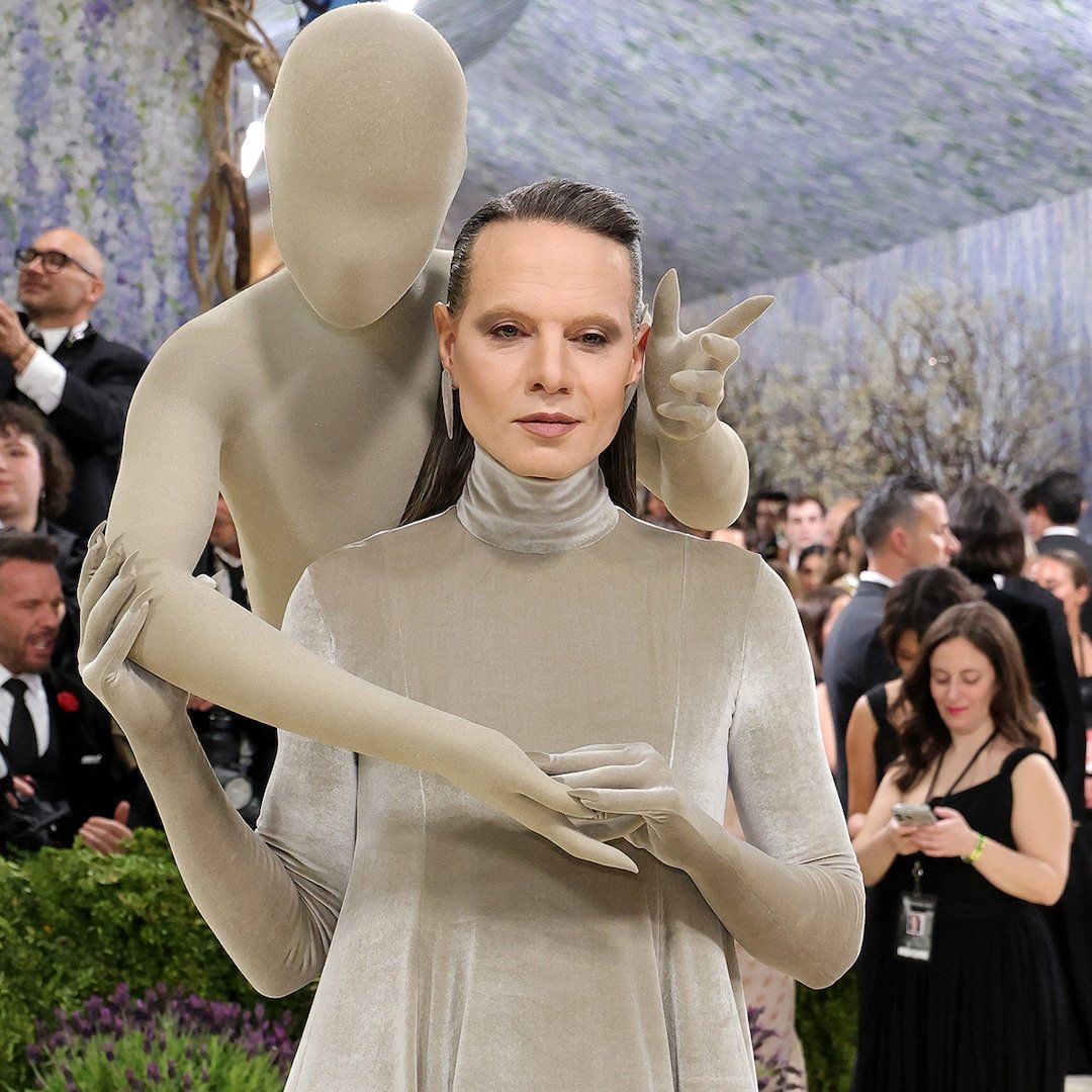 Jordan Roth Transforms Into a Sculpture in Must-See Met Gala Look