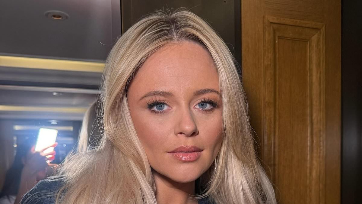 'I want a huge 80s dress and a big f**k off party': Emily Atack reveals details of her upcoming September wedding to Alistair Garner abroad which will be inspired by TV show Rivals