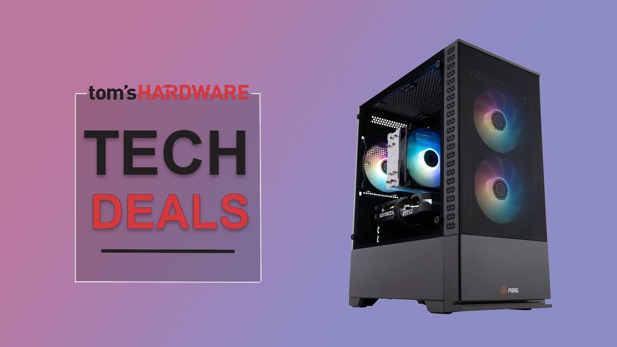 Core i7-14700F gaming PC with RTX 5060, 32GB of RAM, and 1TB of storage gets $470 discount — Newegg's ABS Cyclone Aqua prebuilt is $1,329 with code