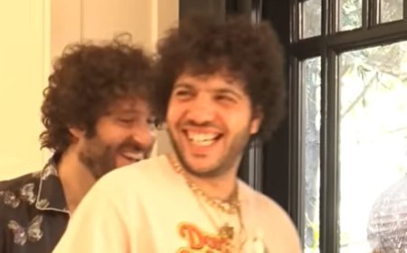 Benny Blanco comes under fire for 'tone deaf' interview with Barry Keoghan as he asks to change the subject to 'something fun' after actor discussed drug addiction, near-death experience and his mother's overdose
