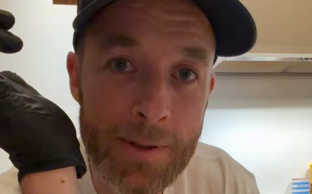 Doting dad Hamish Blake 'pulls an all-nighter' to bake an elaborate One Piece-themed birthday cake for his son