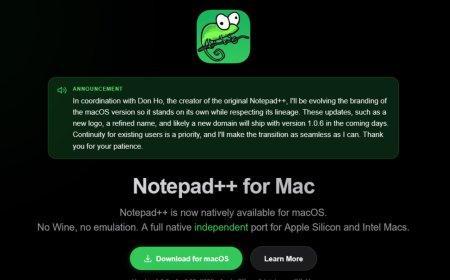 Notepad++ creator threatens legal action over macOS port of open-source app — developer says port is fine, but branding is too far