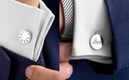 Leica’s Latest Silver Cufflink Series Costs Between $650 and $800