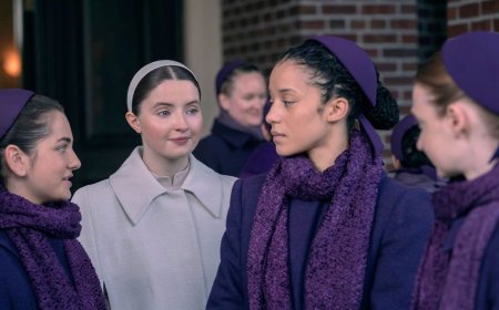 What is the release date for The Testaments episode 8 on Hulu and Disney+?
