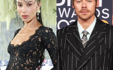 Zoë Kravitz Supports Harry Styles at Tour Opening Night