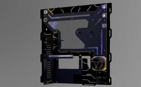 $499 case turns your PC into a liquid cooling masterpiece for your wall — Portal Advanced comes with an integrated distribution plate and reservoir to start of your build