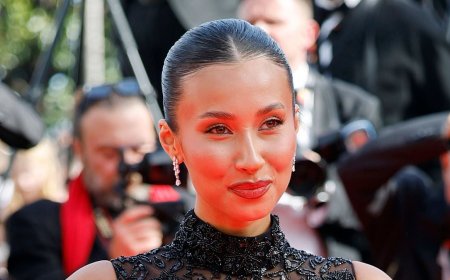 MAFS' 'hottest bride ever' Evelyn Ellis turns heads in a dramatic feathered gown at the 79th Annual Cannes Film Festival