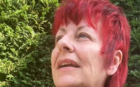 Carrie Grant, 60, looks worlds apart from her Fame Academy days as she debuts striking new look red mullet