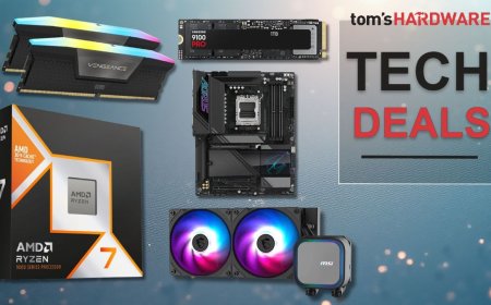 2TB Samsung 9100 Pro SSD and 32GB of Corsair Vengeance RAM is just $363 in this staggering Newegg 9850X3D bundle — $558 off this $1,200 AM5 haul includes an X870E motherboard and a cooler