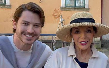 EastEnders' Toby-Alexander Smith opens up about working with Joan Collins, 93, in new murder mystery film: 'She's a formidable woman!'