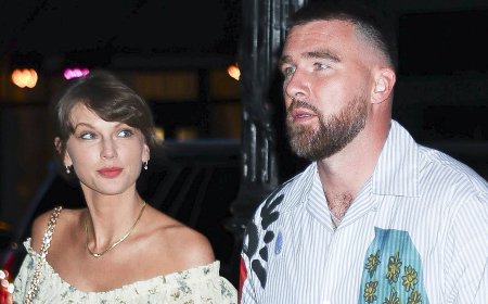 Taylor Swift holds hands with fiance Travis Kelce during romantic NYC date night as VERY special guest confirms attendance at their upcoming wedding