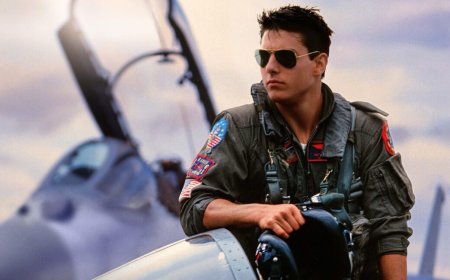 Stunning aerial footage still best thing about Top Gun at 40